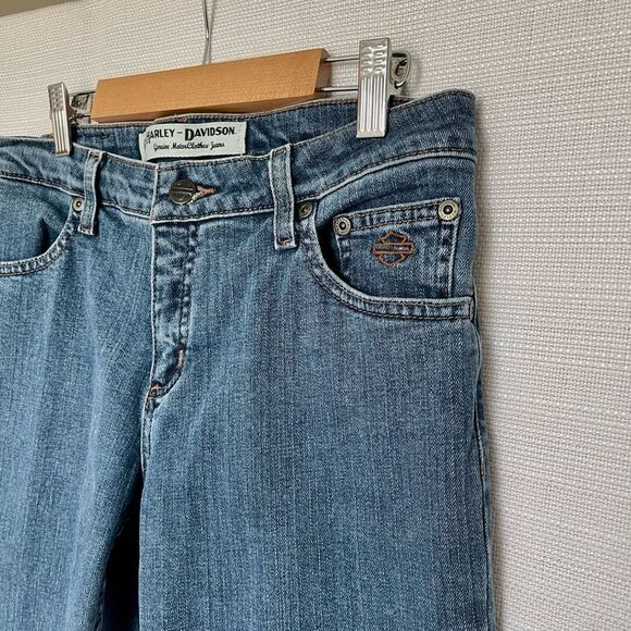 Y2K Harley Davidson Jeans Sz 2 - Picture 2 of 11